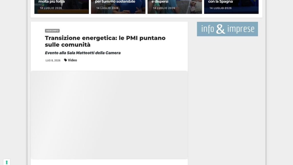 Askanews: Transizione energetica: le PMI puntano sulle comunità — rassegna stampa eGreen